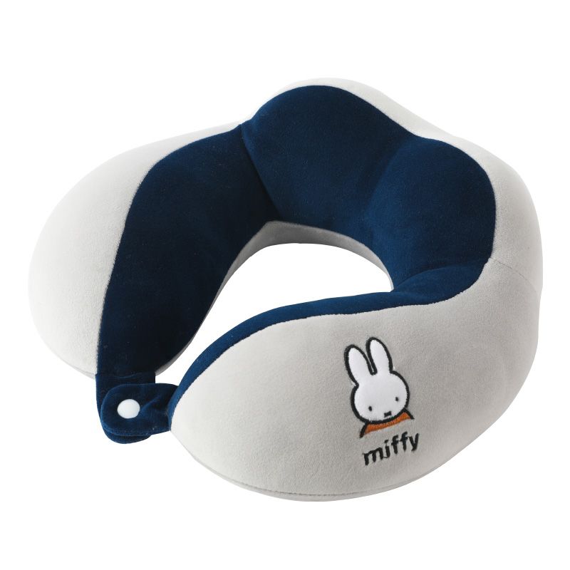 Travel Accessories Comfort - ของขวัญวันเกิด หมอนรองคอรูปตัวยู มิฟฟี่ ปลอกหมอนกันเปื้อน หมอนรองคอสำหรับเดินทาง ซักได้