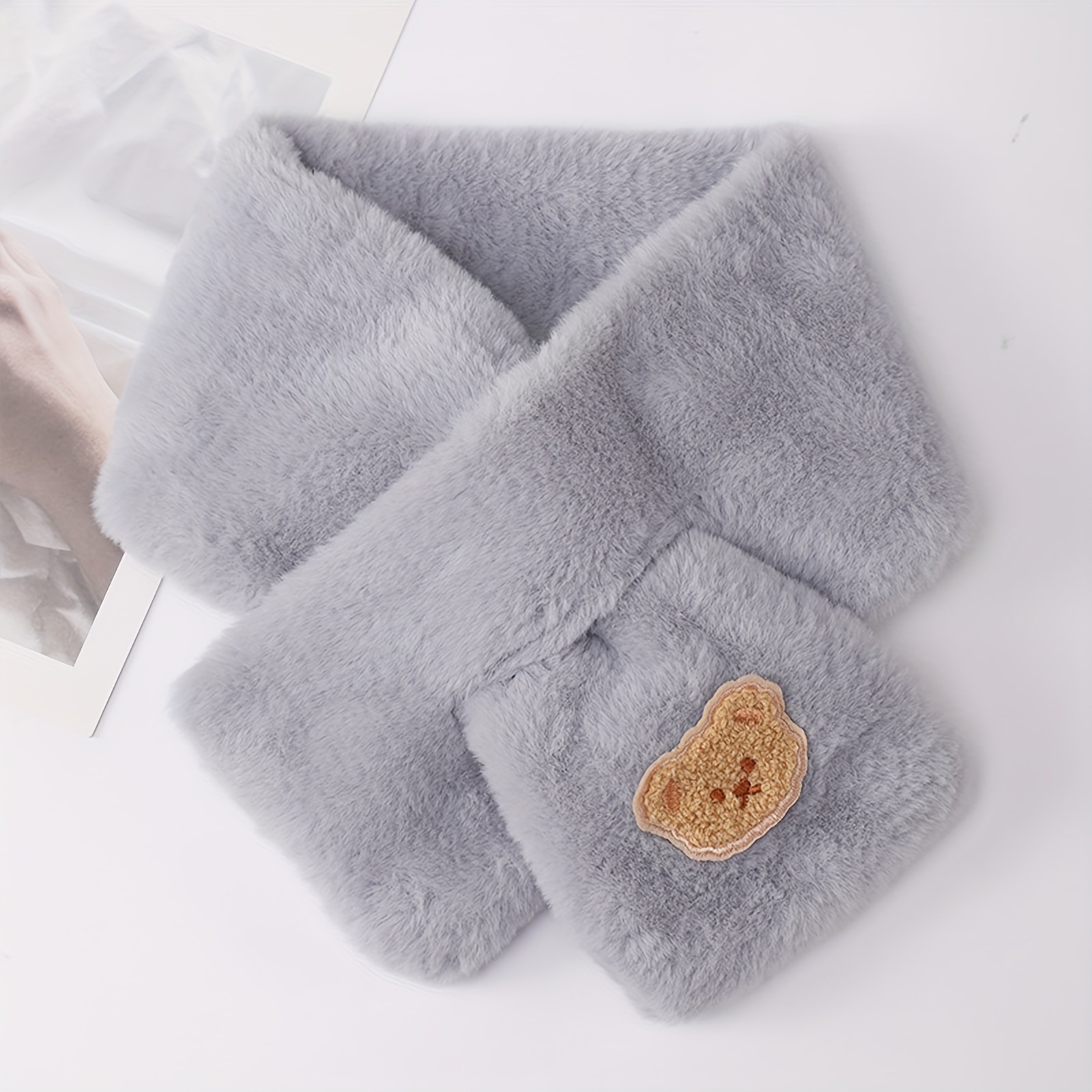 Travel Accessories Unisex - ผ้าพันคอและผ้าคลุมคอสำหรับผู้หญิงบุด้วยผ้าฟลีซให้ความอบอุ่น - อุปกรณ์เสริมกันลมสำหรับฤดูหนาวที่อากาศหนาวเย็น ดีไซน์ลายหน้าแมวน่ารัก ผ้าคลุมคอเนื้อนุ่มและอบอุ่นสำหรับกิจกรรมกลางแจ้ง ผ้าคลุมคอที่ดูหรูหราสำหรับการเล่นสกี