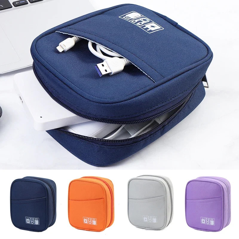 Cable Organizer Travel - ใหม่ Travel Data Cable Organizer กระเป๋ากันน้ํา
