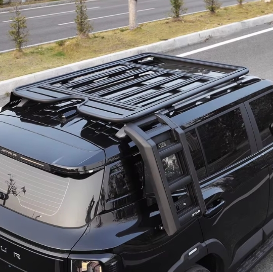 Travel Accessories In Car - ใหม่แร็คหลังคาการปรับเปลี่ยนกระเป๋าเดินทางแพลตฟอร์มรถอุปกรณ์เสริมภายนอกสําหรับ Jetour Traveler T2 Universal แร็ครถหลังคา