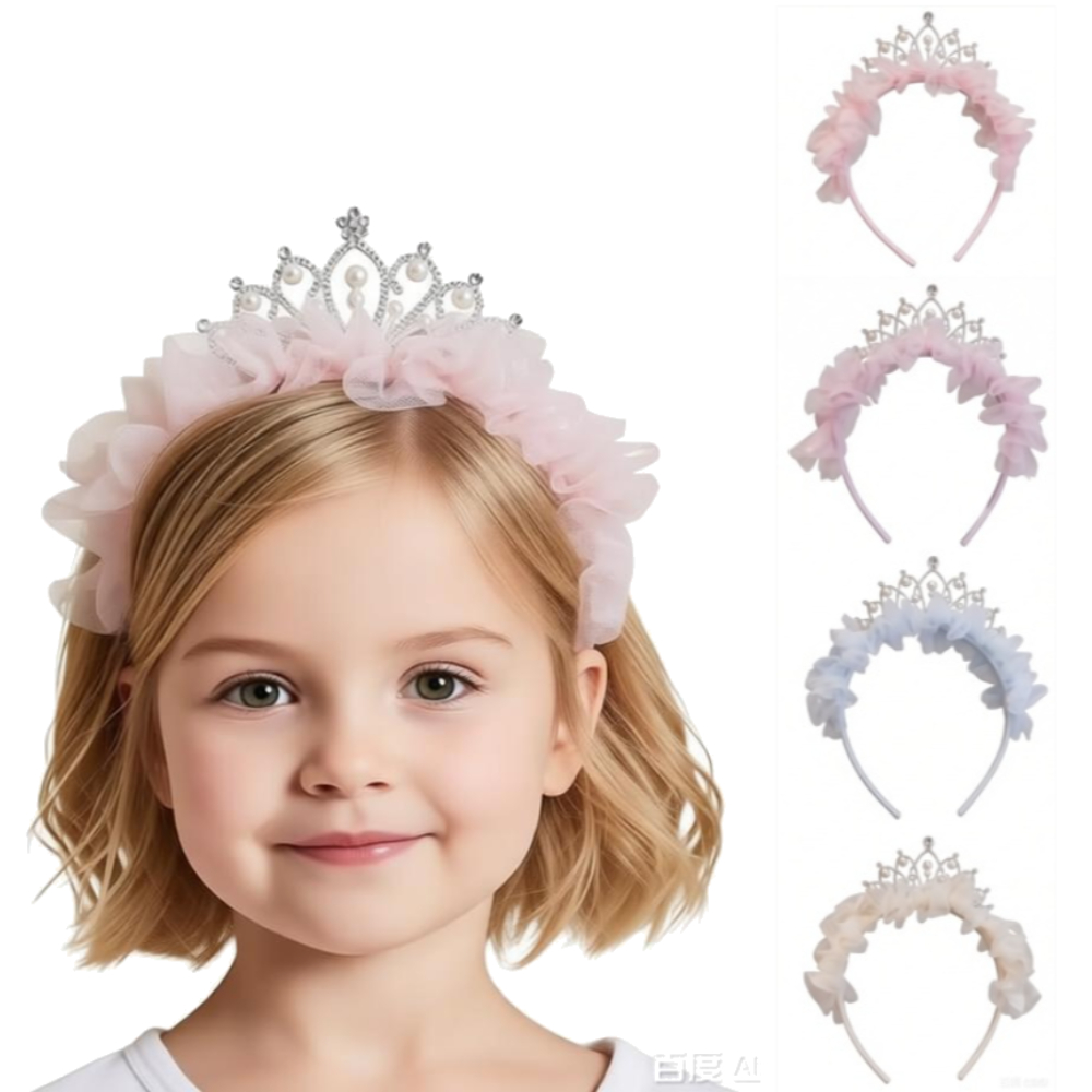 Travel Accessories For 10 Year Old Girl - 1 ชิ้น/4 ชิ้น ที่คาดผมสาวน้อยแสนน่ารัก อุปกรณ์เสริมผม สีชมพู