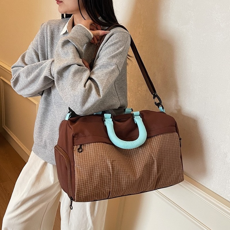 Shoe Bag Travel - กระเป๋าเดินทางระยะสั้นน้ำหนักเบาอเนกประสงค์สำหรับกีฬากลางแจ้ง พร้อมช่องใส่รองเท้าแยกต่างหาก พกพาสะดวก