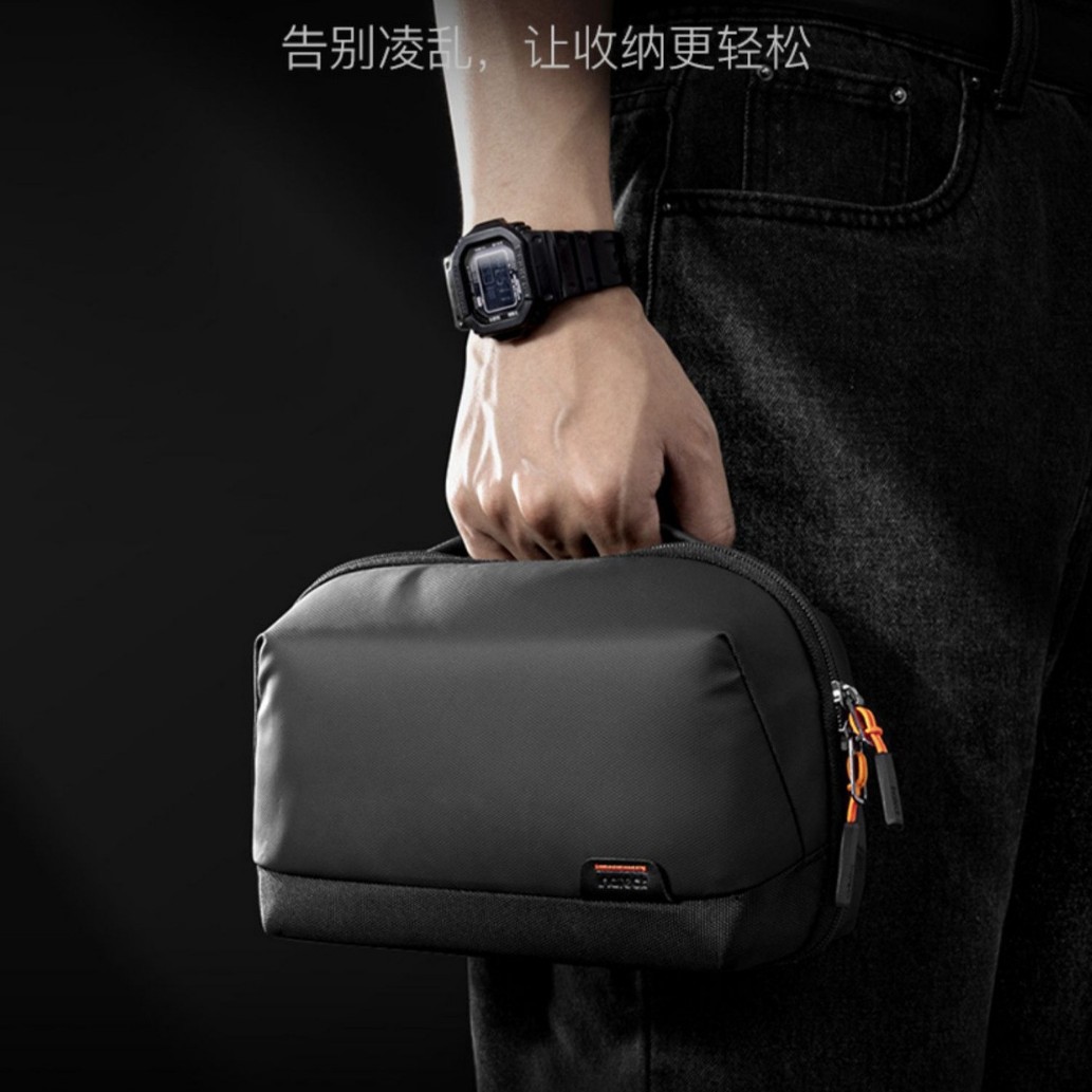 Cable Organizer Travel - กระเป๋าเก็บของดิจิทัลสำหรับสายเคเบิล ยูเอสบีไดรฟ์ กระเป๋าใส่อุปกรณ์พกพาสำหรับพาวเวอร์แบงค์ เครื่องชาร์จฮาร์ดดิสก์ อุปกรณ์อิเล็กทรอนิกส์กันน้ำ