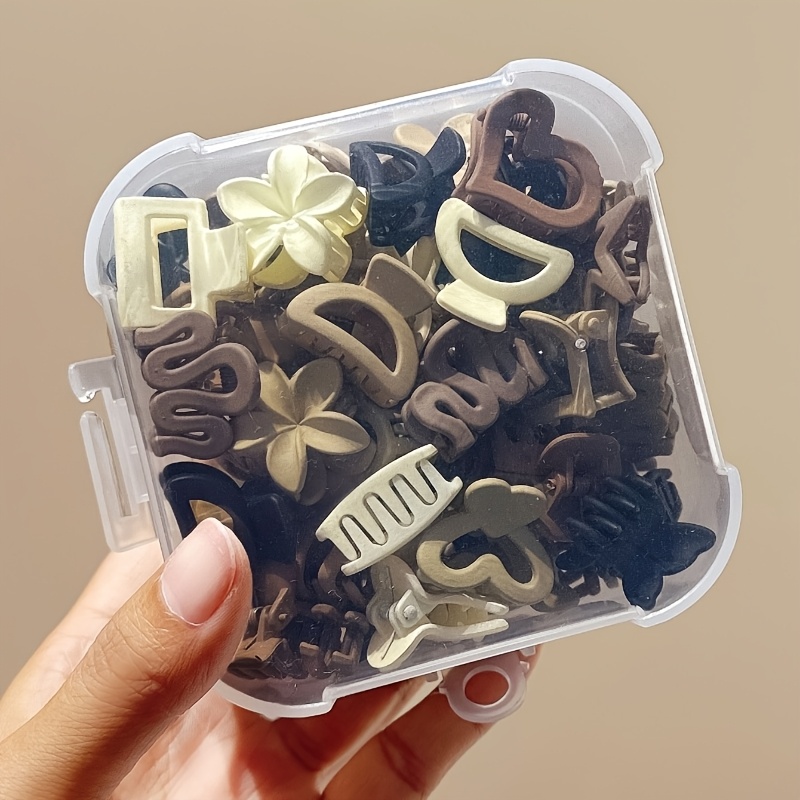 Travel Accessories For 10 Year Old Girl - คลิปหนีบขนาดเล็กสีเบจแบบคละแบบ 5/10/20/30 ชิ้น เครื่องประดับน่ารักสำหรับสาวๆ - เหมาะสำหรับใช้ในชีวิตประจำวัน
