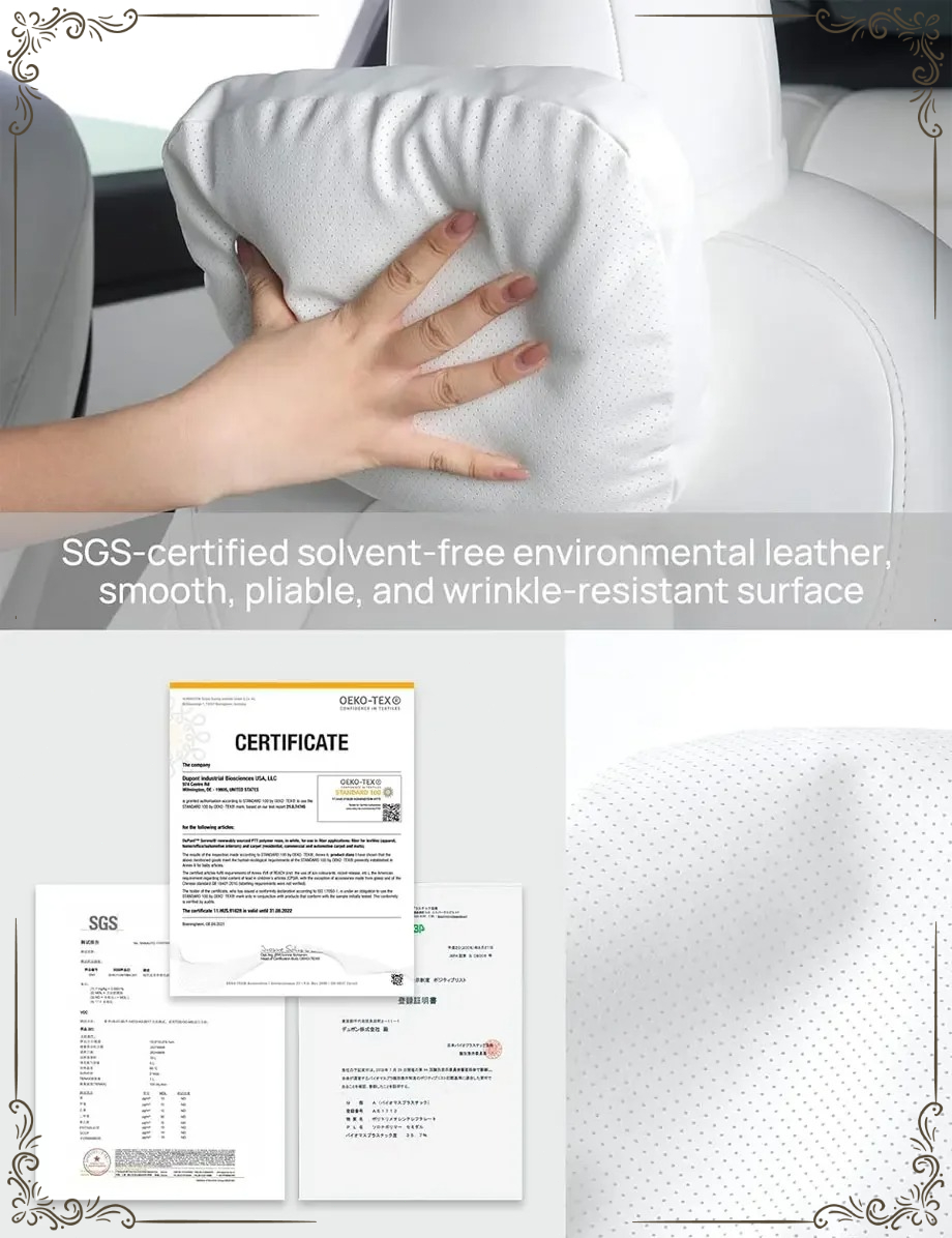 หมอนรองคอหนังกลับนุ่มสบายสำหรั - Travel Accessories Comfort บทวิจารณ์และราคา