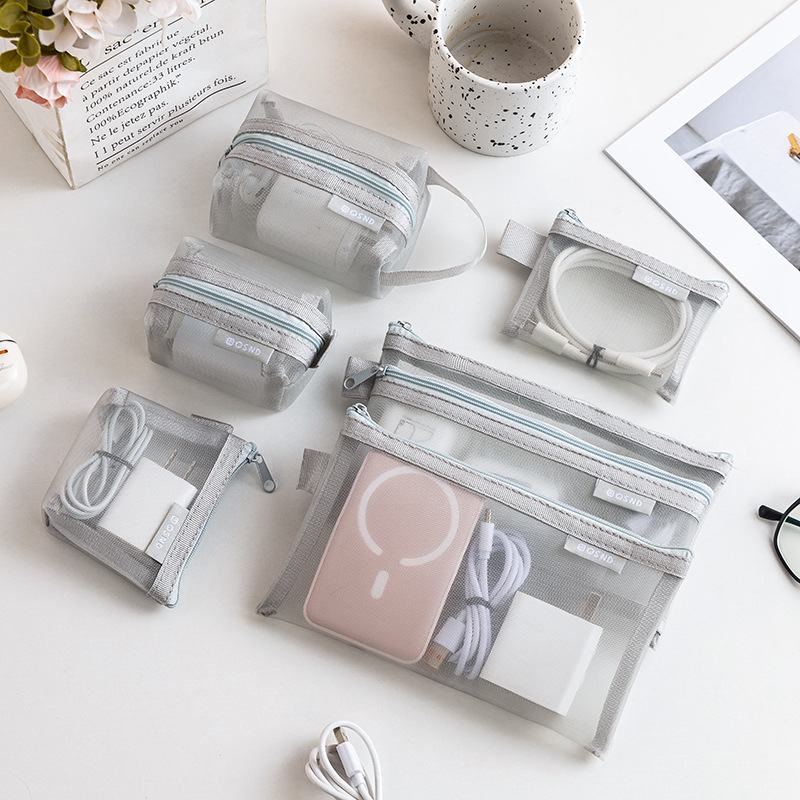 ถุงเก็บสายเคเบิลแบบตาข่ายโปร่ง - Cable Organizer Travel บทวิจารณ์และราคา