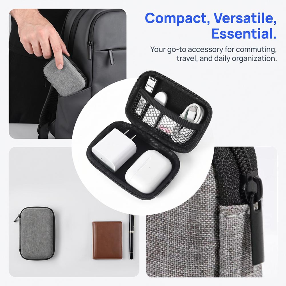 กระเป๋าหูฟังสำหรับธุรกิจ กระเป - Cable Organizer Travel บทวิจารณ์และราคา