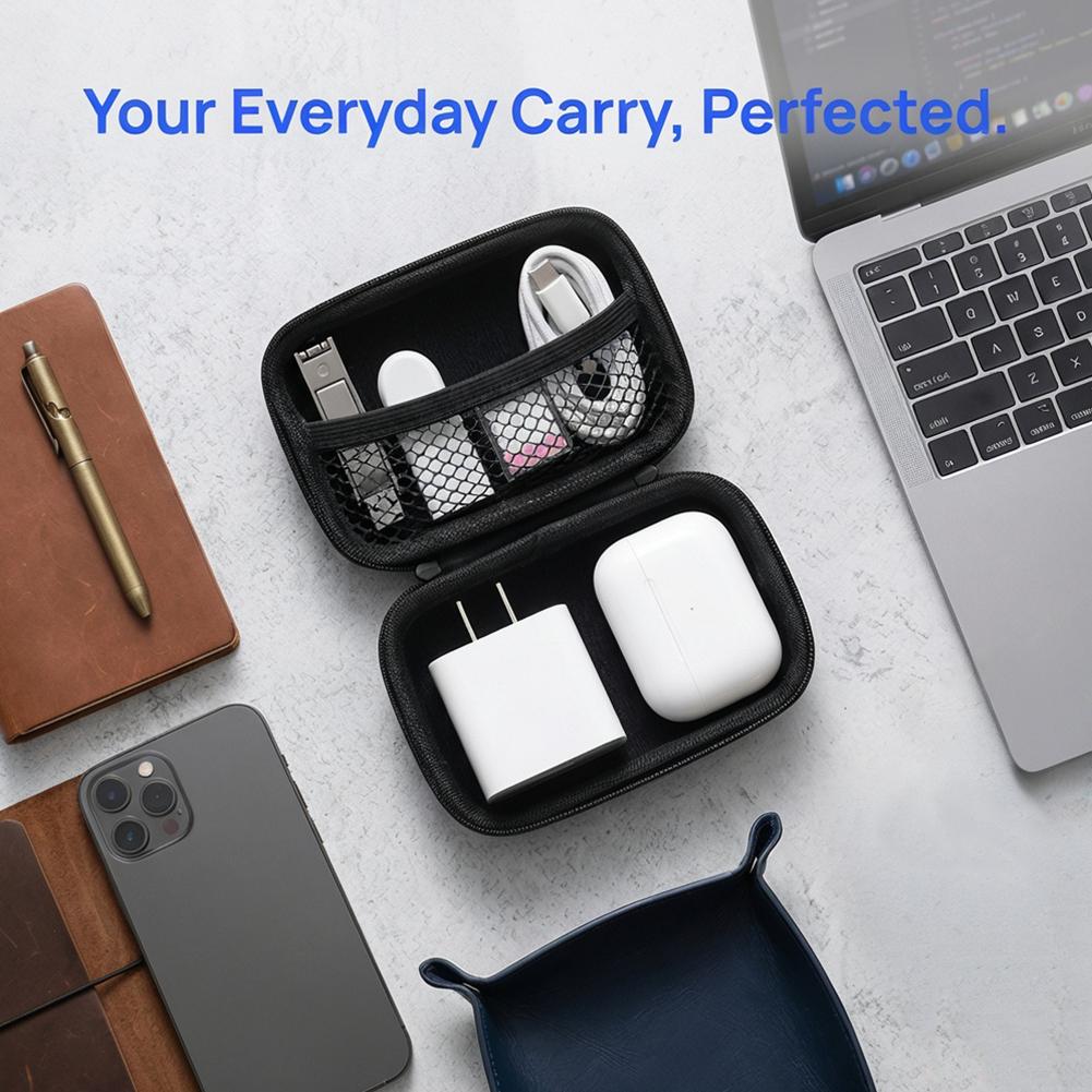 กระเป๋าหูฟังสำหรับธุรกิจ กระเป - Cable Organizer Travel บทวิจารณ์และราคา