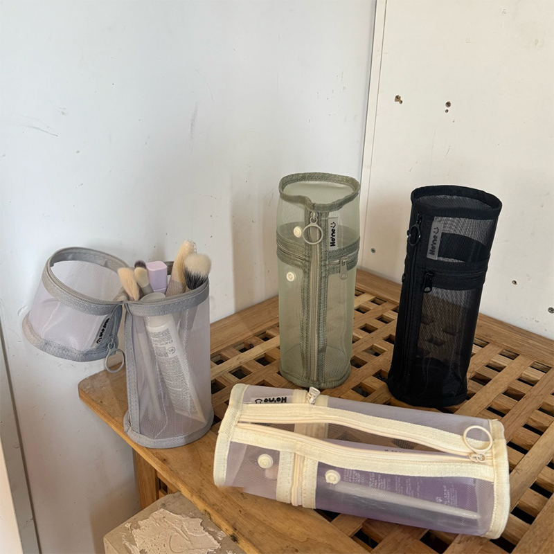 กระเป๋าเก็บแปรงแต่งหน้าแบบตาข่ - Travel Accessories Toiletries บทวิจารณ์และราคา