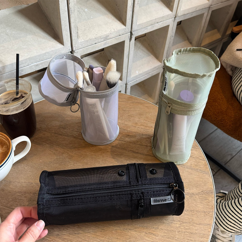 กระเป๋าเก็บแปรงแต่งหน้าแบบตาข่ - Travel Accessories Toiletries บทวิจารณ์และราคา