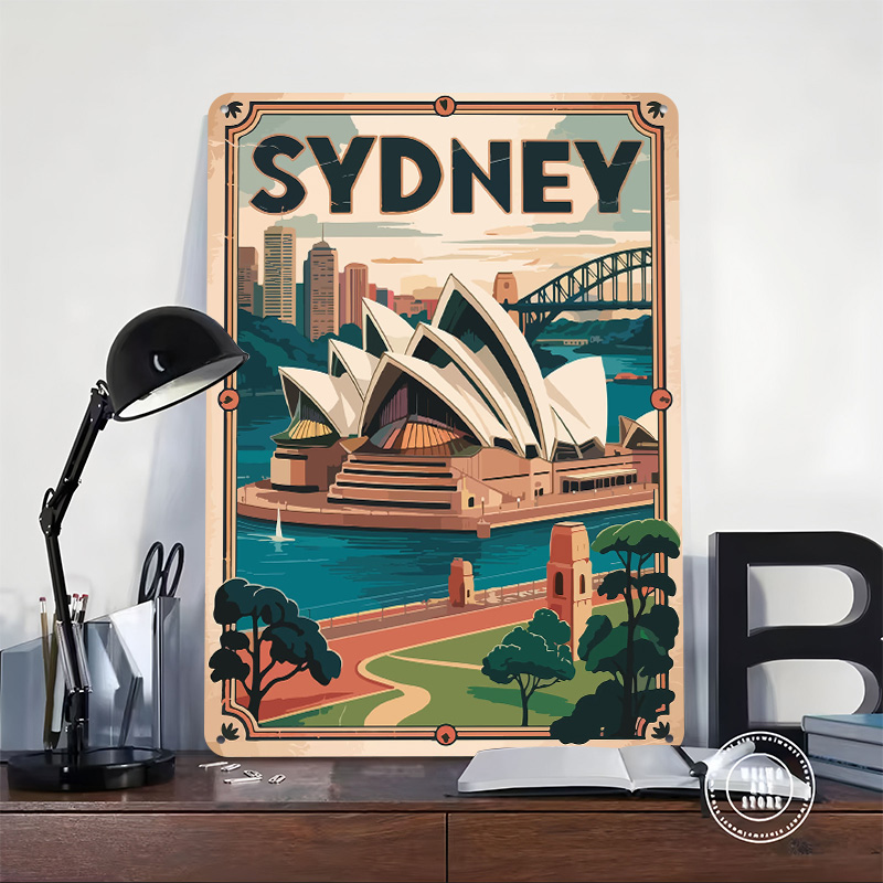 โปสเตอร์พิมพ์ลาย 3 มิติ ลายซิด - Travel Accessories Sydney บทวิจารณ์และราคา