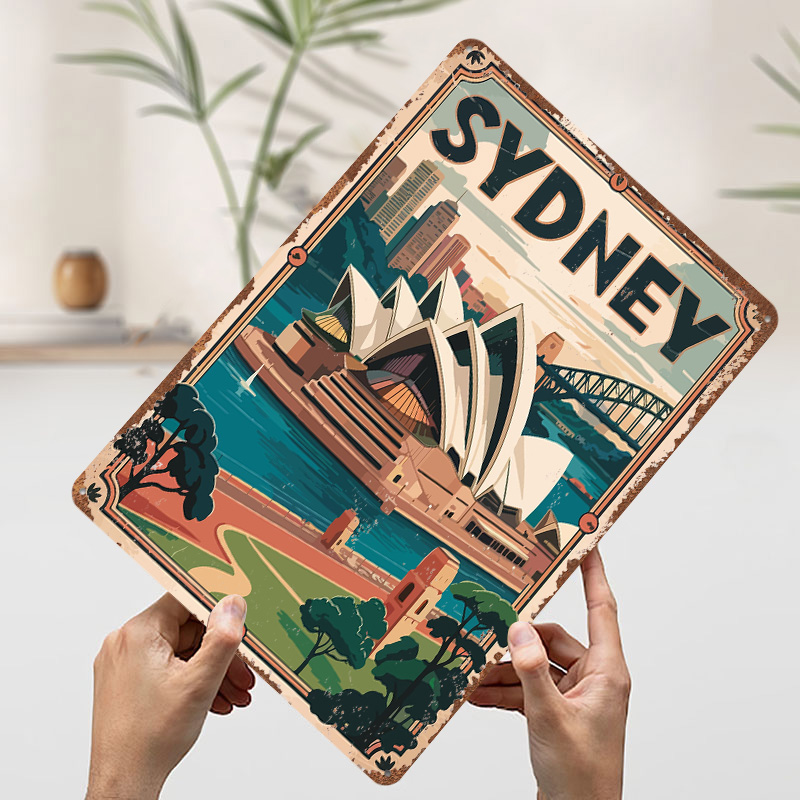 โปสเตอร์พิมพ์ลาย 3 มิติ ลายซิด - Travel Accessories Sydney บทวิจารณ์และราคา