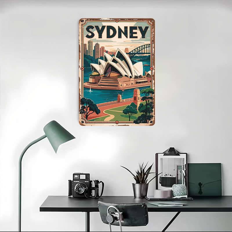 โปสเตอร์พิมพ์ลาย 3 มิติ ลายซิด - Travel Accessories Sydney บทวิจารณ์และราคา