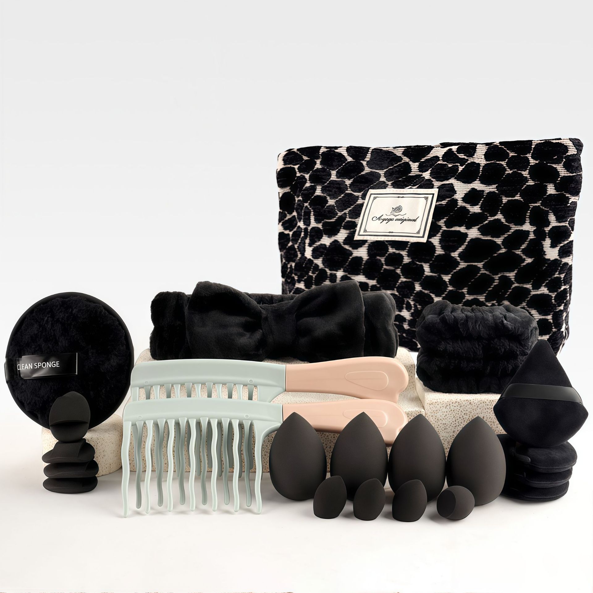 ชุดแปรงแต่งหน้าสไตล์หรูหรา ชุด - Travel Accessories Toiletries บทวิจารณ์และราคา