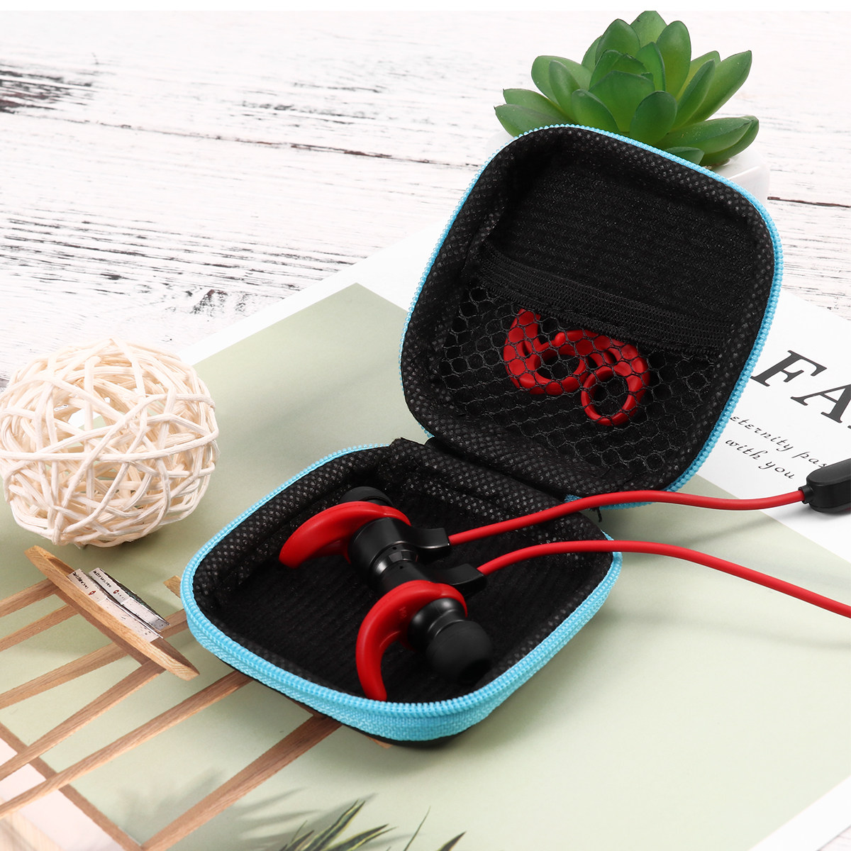 กล่องเก็บหูฟังขนาดเล็ก 5 ชิ้น  - Cable Organizer Travel บทวิจารณ์และราคา