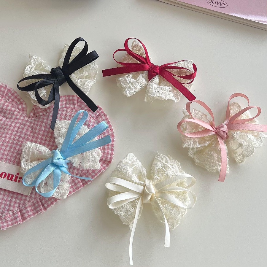 กิ๊บติดผมลูกไม้โบว์น่ารัก 2 ชิ - Travel Accessories For 10 Year Old Girl บทวิจารณ์และราคา