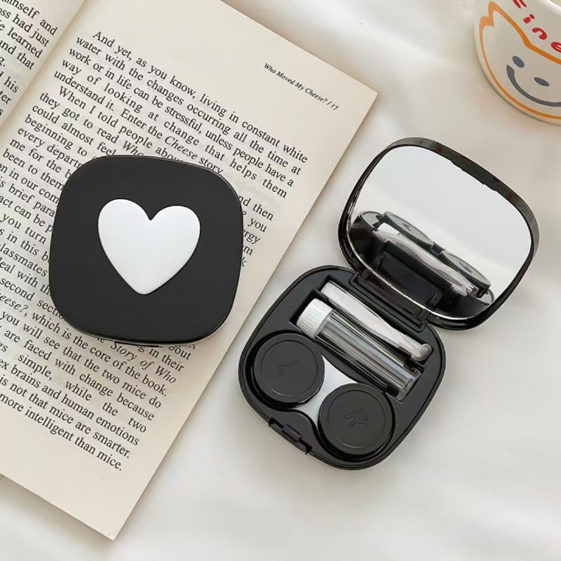 หัวใจคอนแทคเลนส์พร้อมกระจก MIN - Travel Accessories Comfort บทวิจารณ์และราคา