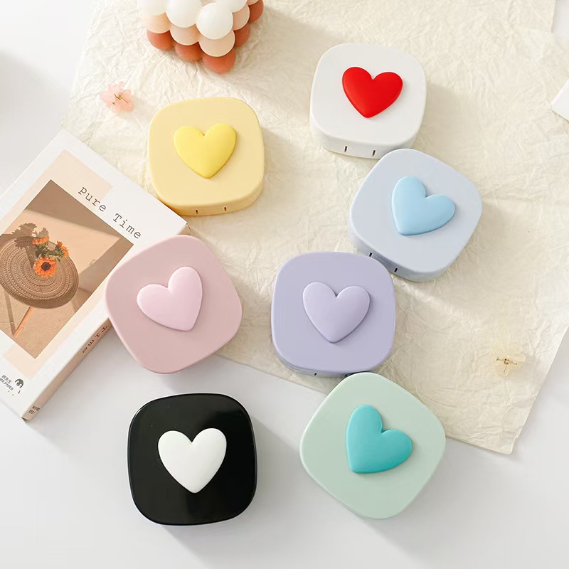 หัวใจคอนแทคเลนส์พร้อมกระจก MIN - Travel Accessories Comfort บทวิจารณ์และราคา