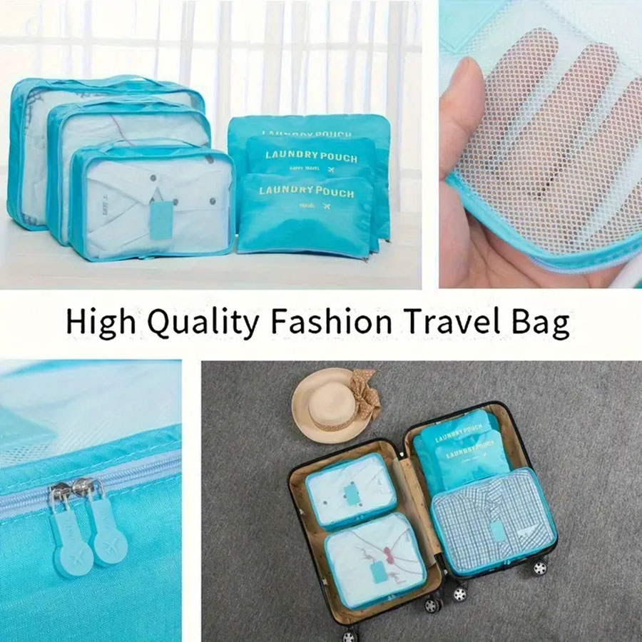 6 ชิ้น Travel Organizer กระเป๋ - Travel Accessories Comfort บทวิจารณ์และราคา