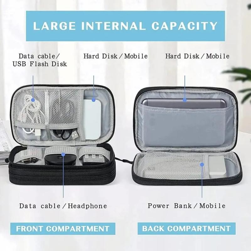 1 ชิ้น สีเทา/สีดำ/สีชมพู/สีกรม - Cable Organizer Travel บทวิจารณ์และราคา