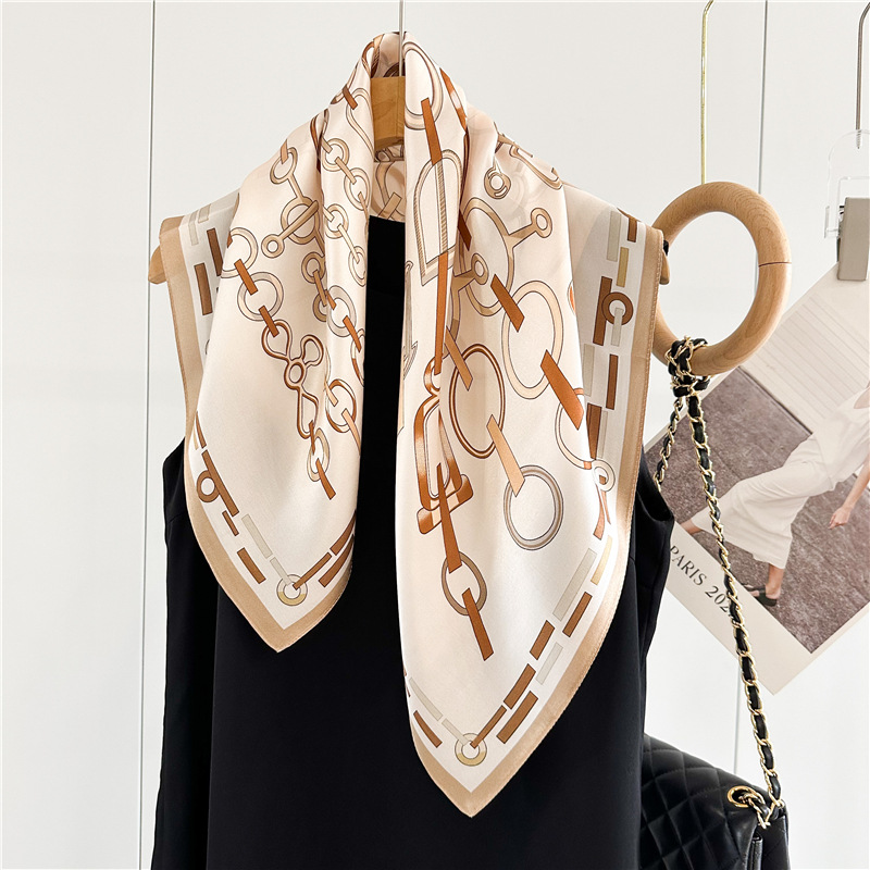 ผ้าพันคอไหมฤดูร้อนผืนเล็กสำหรั - Travel Accessories Neck บทวิจารณ์และราคา