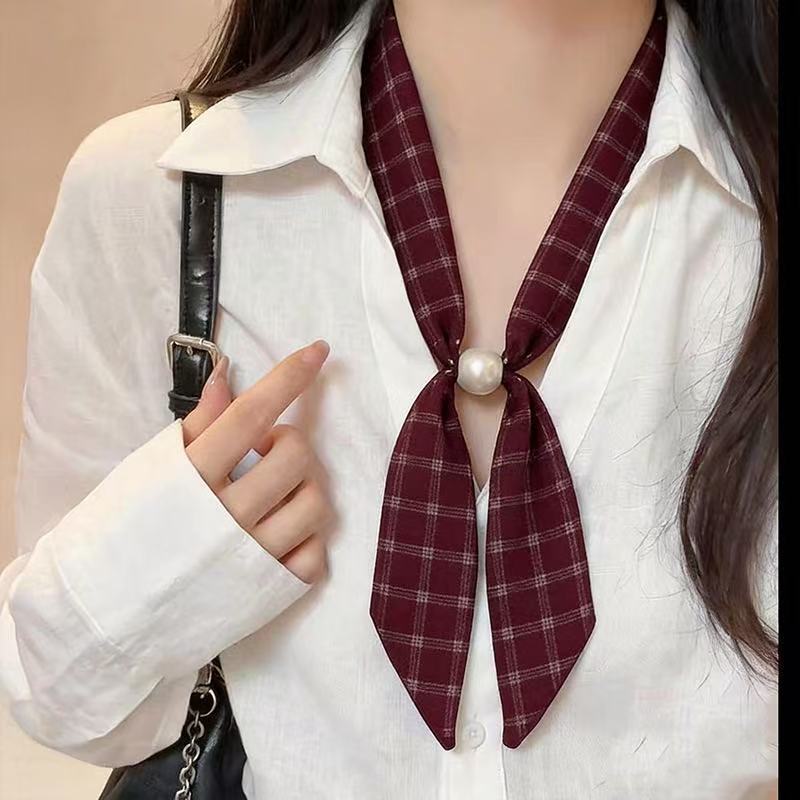 ผ้าพันคอทวิลลี่ประดับมุกสำหรับ - Travel Accessories Neck บทวิจารณ์และราคา