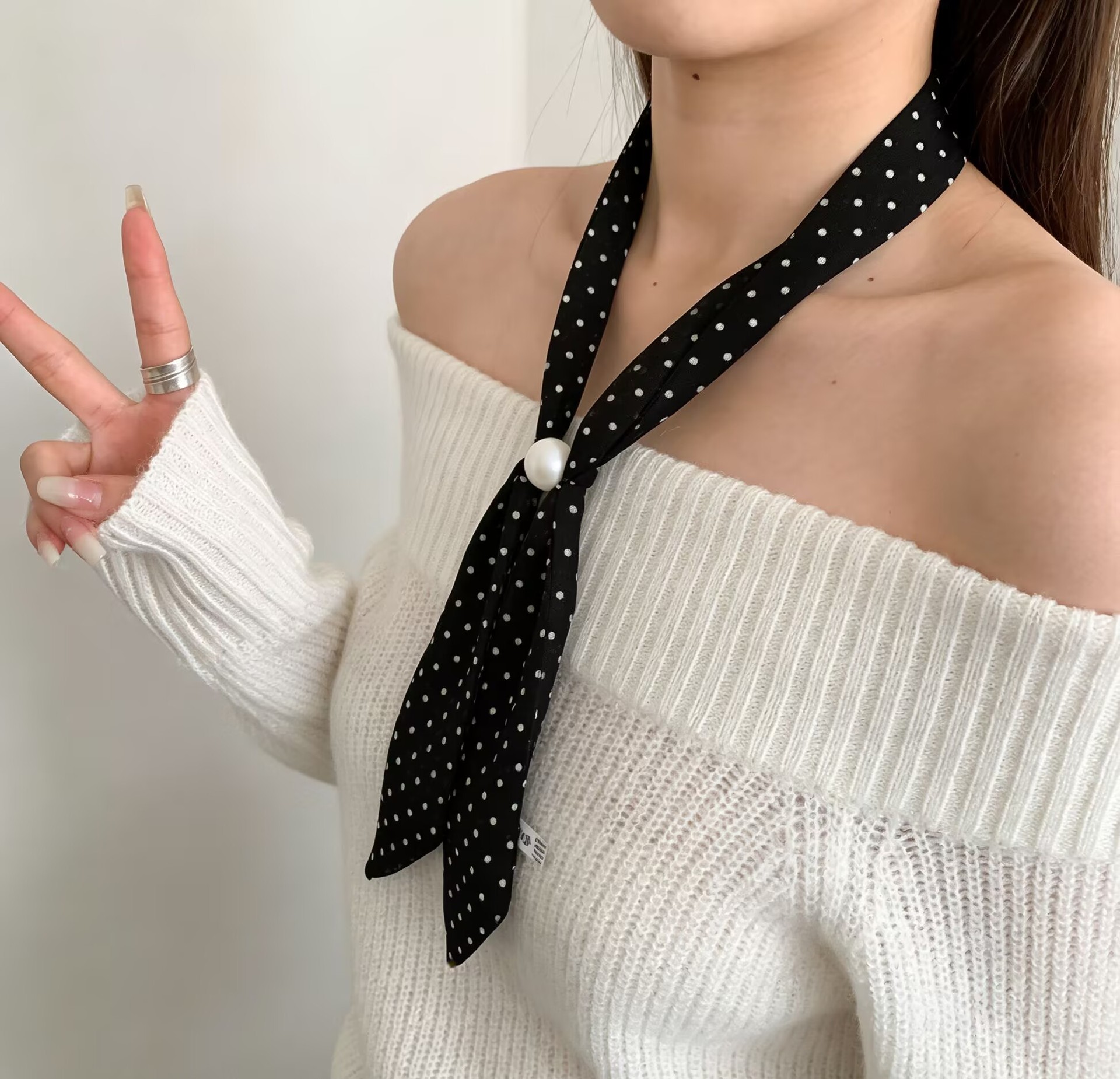 ผ้าพันคอทวิลลี่ประดับมุกสำหรับ - Travel Accessories Neck บทวิจารณ์และราคา