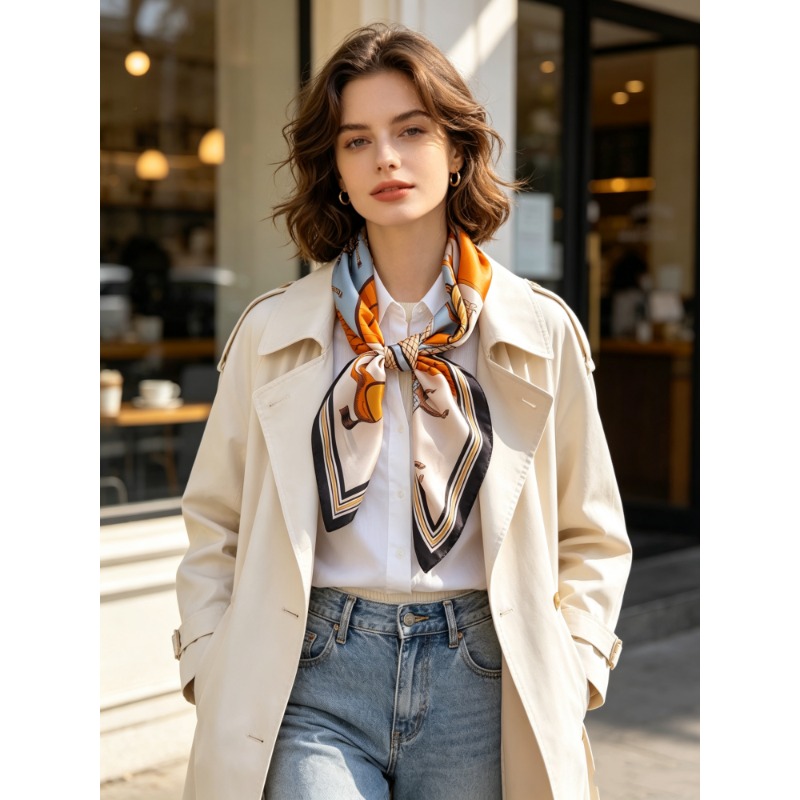 ผ้าพันคอไหมมัลเบอร์รี่แท้ 100% - Travel Accessories Neck บทวิจารณ์และราคา