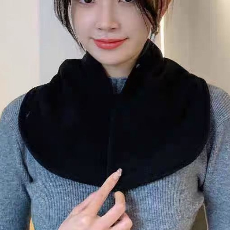 ผ้าคลุมคอแบบหนาบุด้วยขนแกะสำหร - Travel Accessories Neck บทวิจารณ์และราคา