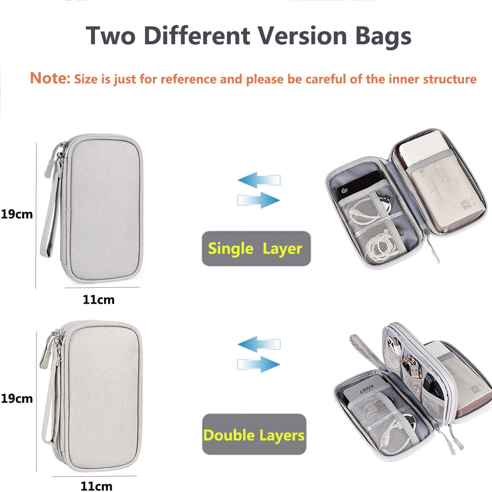 กระเป๋าเครื่องสำอางอเนกประสงค์ - Cable Organizer Travel บทวิจารณ์และราคา