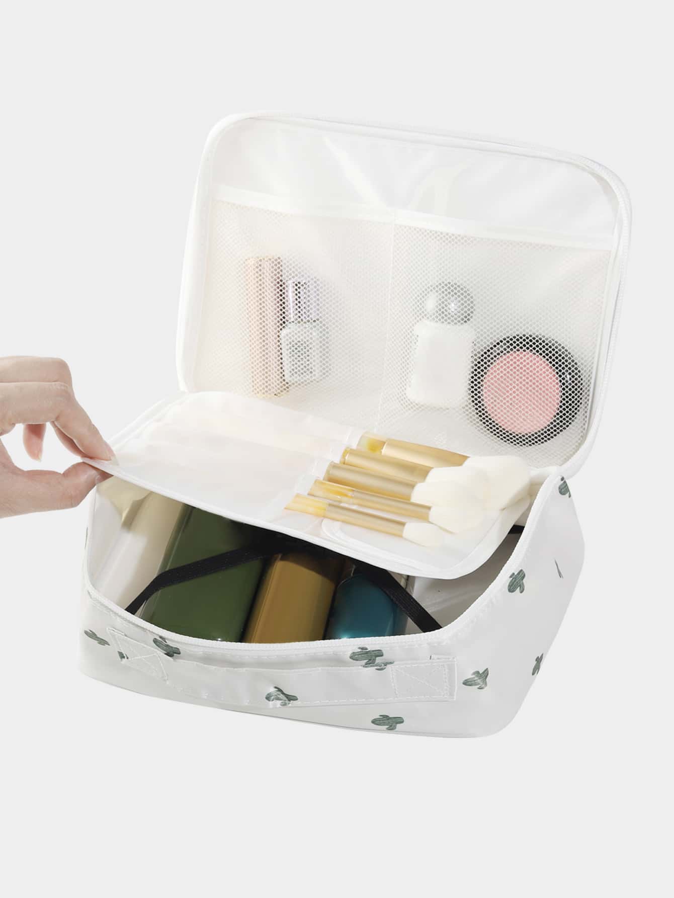 กระเป๋าเครื่องสำอางกันน้ำลายกร - Travel Accessories Toiletries บทวิจารณ์และราคา