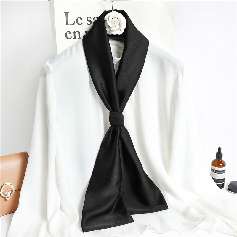 ผ้าพันคอไหมสีแดงล้วน ผ้าพันคอไ - Travel Accessories Neck บทวิจารณ์และราคา