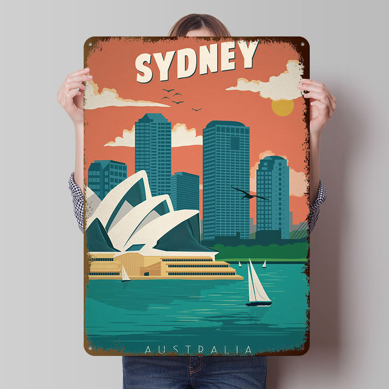 โปสเตอร์ท่องเที่ยวซิดนีย์ ป้าย - Travel Accessories Sydney บทวิจารณ์และราคา