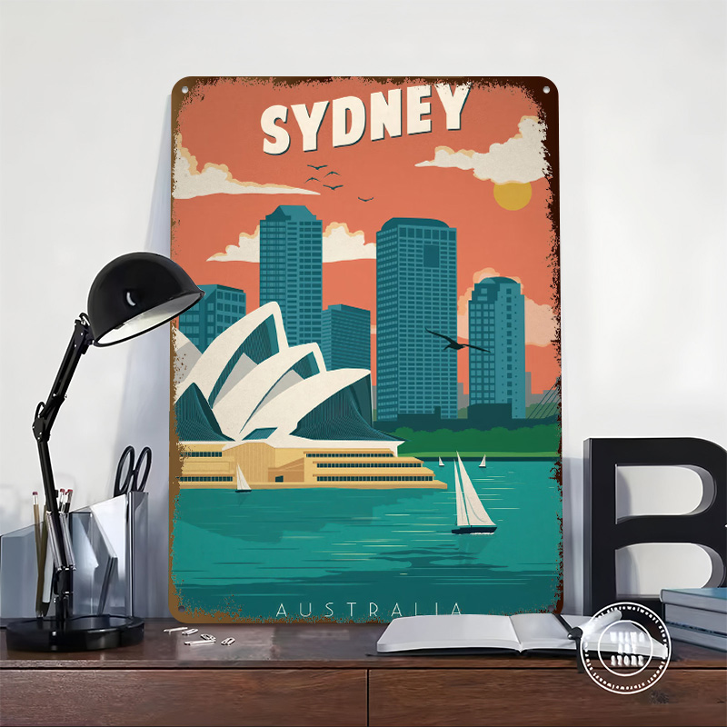 โปสเตอร์ท่องเที่ยวซิดนีย์ ป้าย - Travel Accessories Sydney บทวิจารณ์และราคา