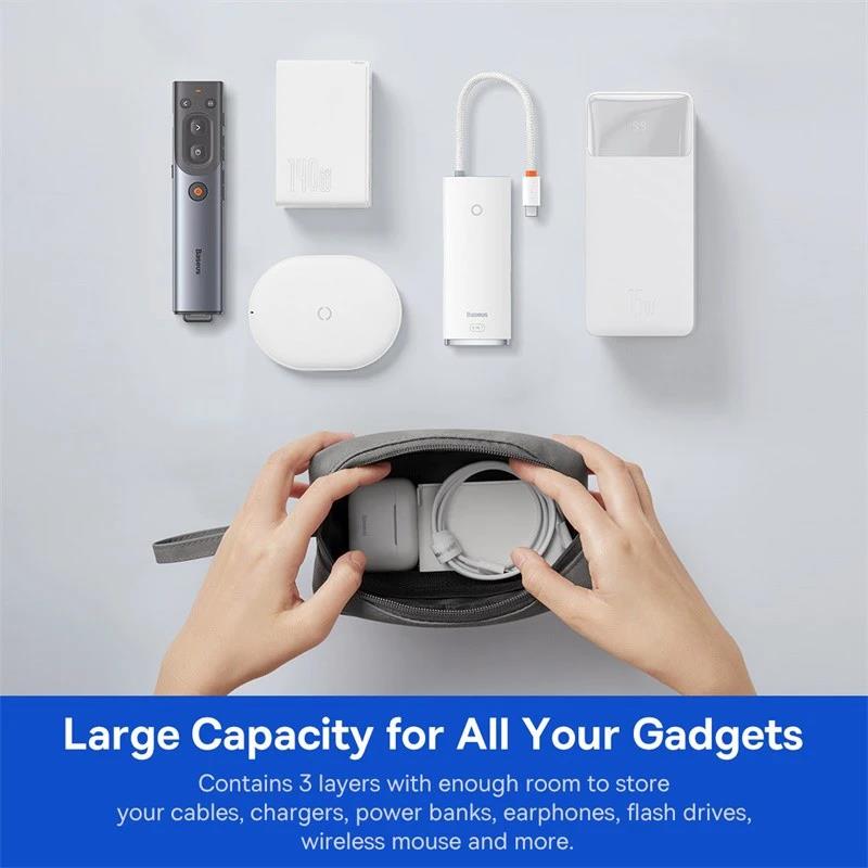 กระเป๋ากันน้ำสำหรับโทรศัพท์มือ - Cable Organizer Travel บทวิจารณ์และราคา